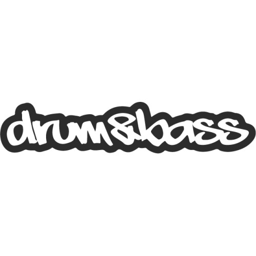 Drum & Bass samolepka